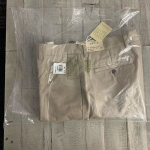 ORVIS WRINKLE-FREE PURE COTTON CHINO SHORTS KHAKI
